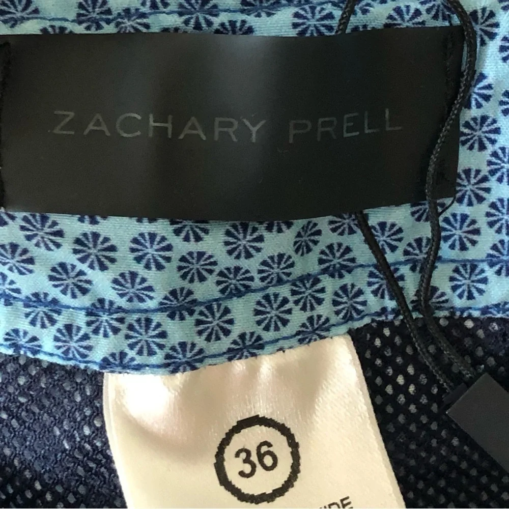 Zachery Prell Crane Light Blue Swim Trunks NWT Size 36
